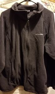 Black columbia fleece jacket sz.3X